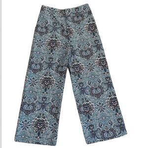 Urban Outfitters Chic High Waisted Print Flare Pant